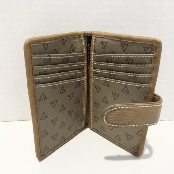 Vintage 1990's Liz Claiborne Credit Card Holder Triangle Logo Wallet - Picture 4 of 6